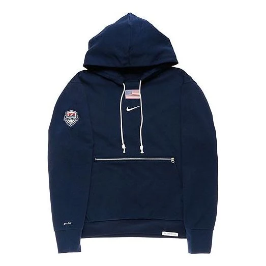 Men's Nike Casual Sports Large Logo Pullover Navy Blue DA0109-419