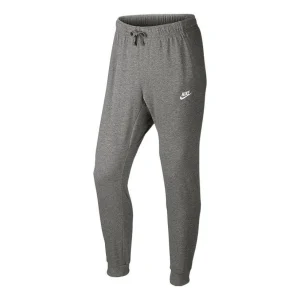 Men's Nike Solid Color Brand Logo Alphabet Printing Lacing Knit Casual Pants/Trousers Gray 804462-063