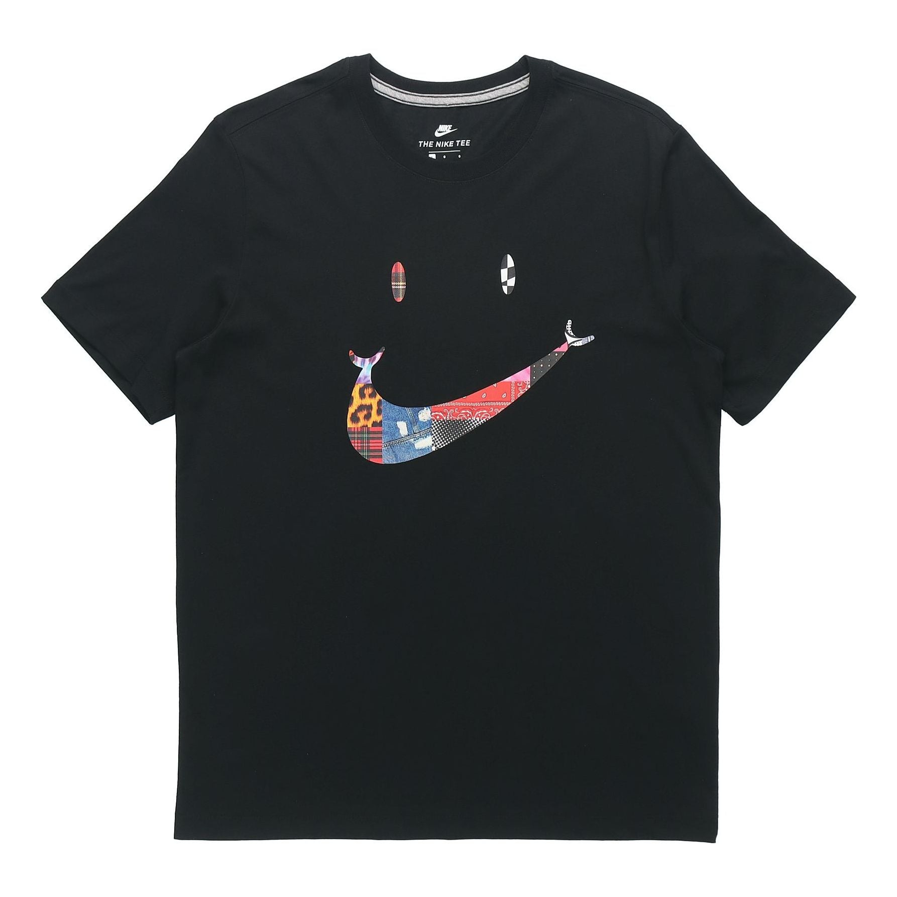 Nike Have A Nike Day Summer2 Smiling Face Printing Short Sleeve Black CW7392-010