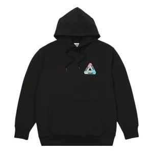 Palace Ombre Tri-Ferg Hoodie 'Black' P24CS086
