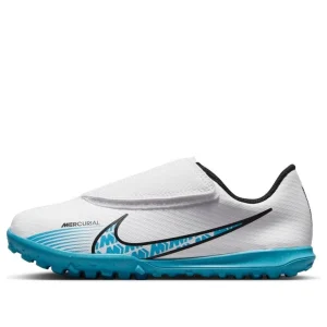 (PS) Nike Jr. Mercurial Vapor 15 Club Turf Football Shoes 'White Baltic Blue' DJ5966-146