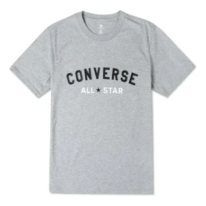 Converse All Varsity Graphic T-Shirt Asia Sizing 'Grey' 10023260-A03