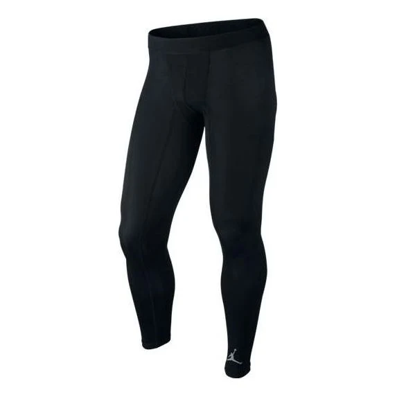 Men's Air Jordan Solid Color Logo Casual Slim Fit Sports Pants/Trousers/Joggers Black 642348-013
