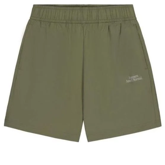 New Balance NB Small Logo Woven Short Asia Sizing 'Olive Green' NVE24121-HT