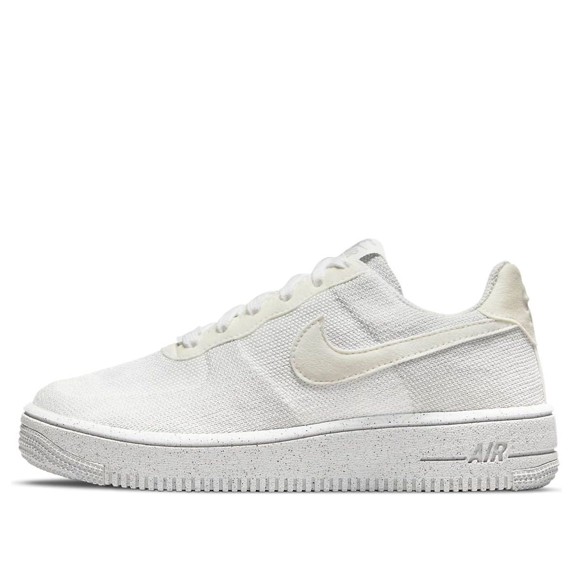 (GS) Nike Air Force 1 Crater Flyknit 'White Wolf Grey' DH3375-100