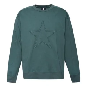 Converse Star Logo Sweatshirt Asia Sizing 'Green' 10017895-351