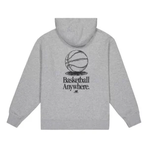 New Balance Hoodie Asia Sizing 'Athletic Grey' MT33586-AG