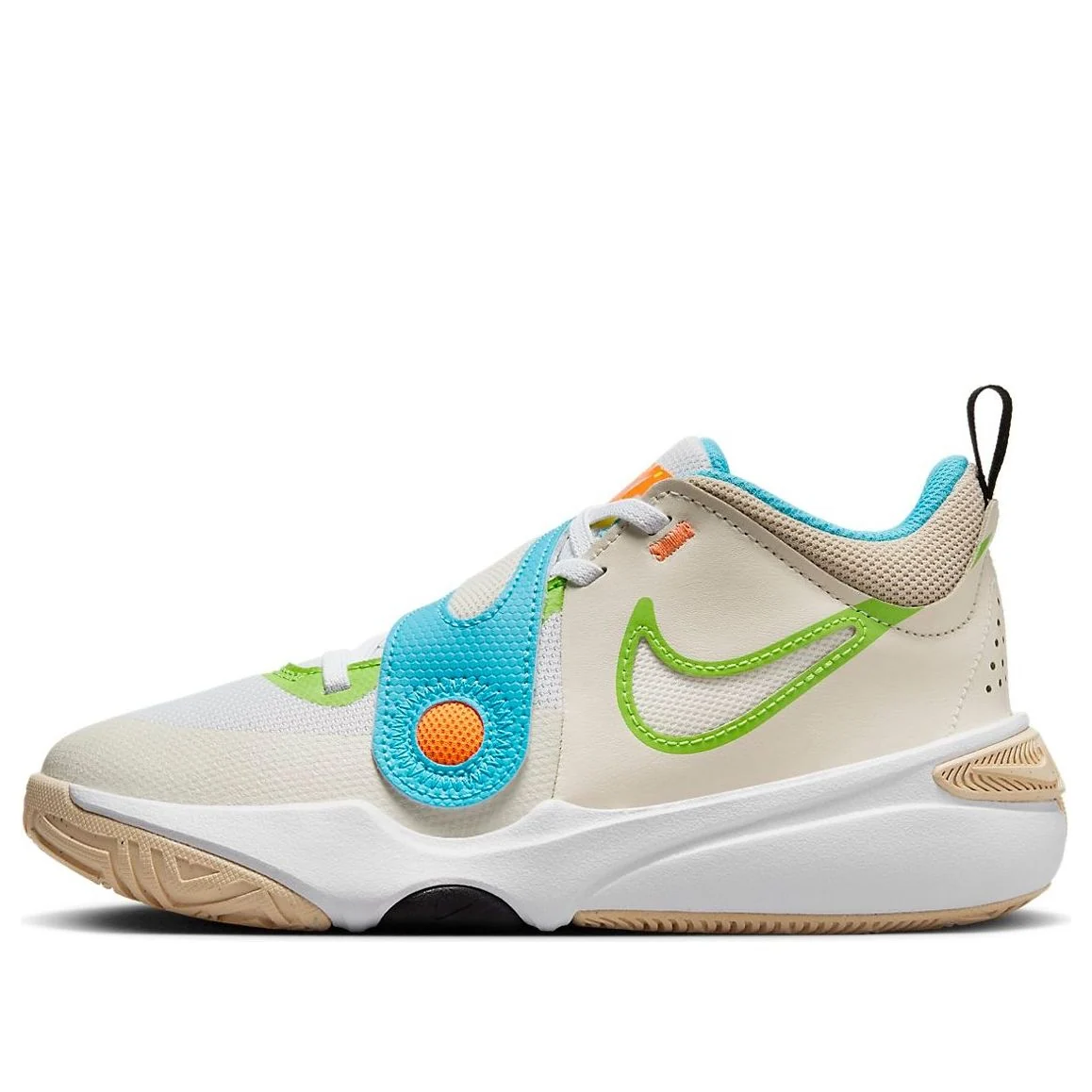 (GS) Nike Team Hustle D 11 Basketball Shoes 'Sanddrift Action Green' FN8904-131