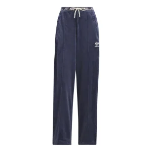 (WMNS) adidas Velour SST Pant Asia Sizing 'Blue' IX4231