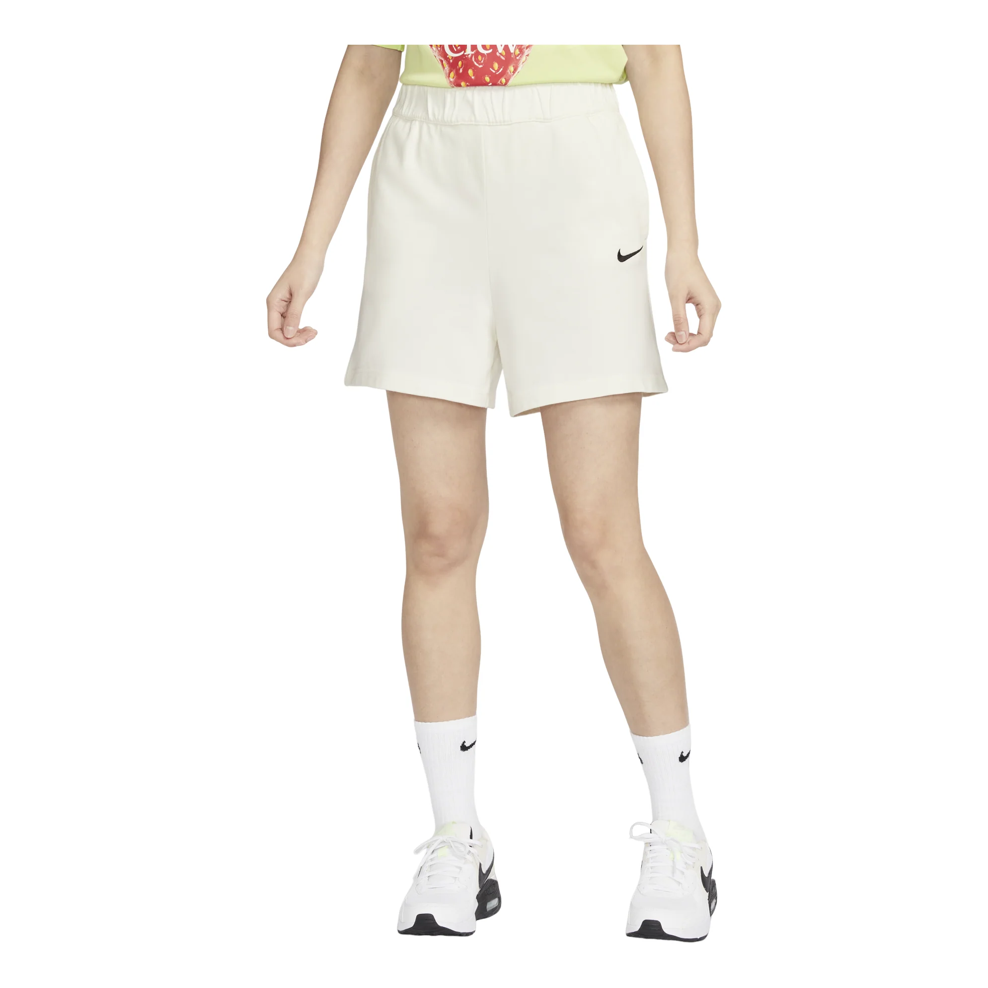 (WMNS) Nike Nsw Jersey Shorts 'White' DM6729-133