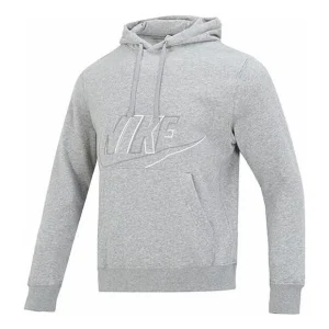 Nike Big Logo Hoodie 'Grey' DX0542-063