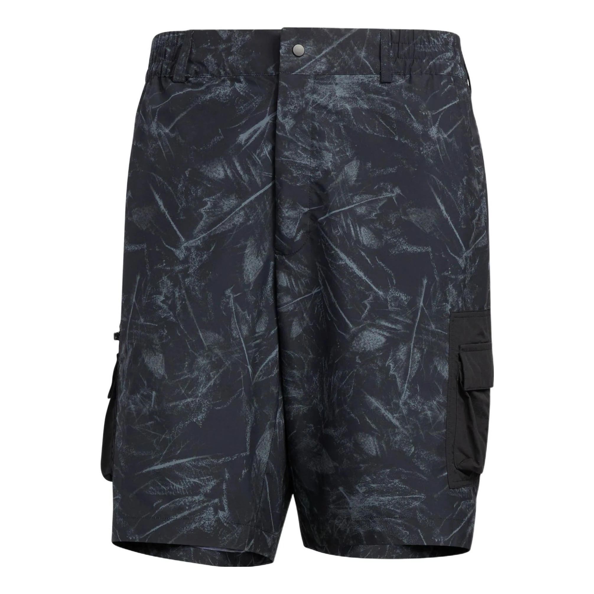 adidas originals Full Print Button Printing Straight Shorts Black HS7288