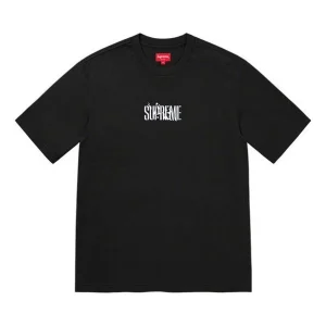 Supreme SS21 Week4 Splatter S Top LogoT SUP-SS21-529-BLK