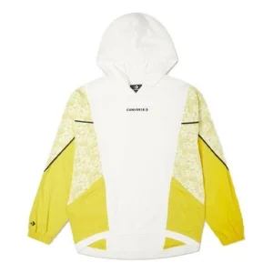 (WMNS) Converse Athleisure Casual Sports Contrasting Colors Hoodie White 10022418-A02