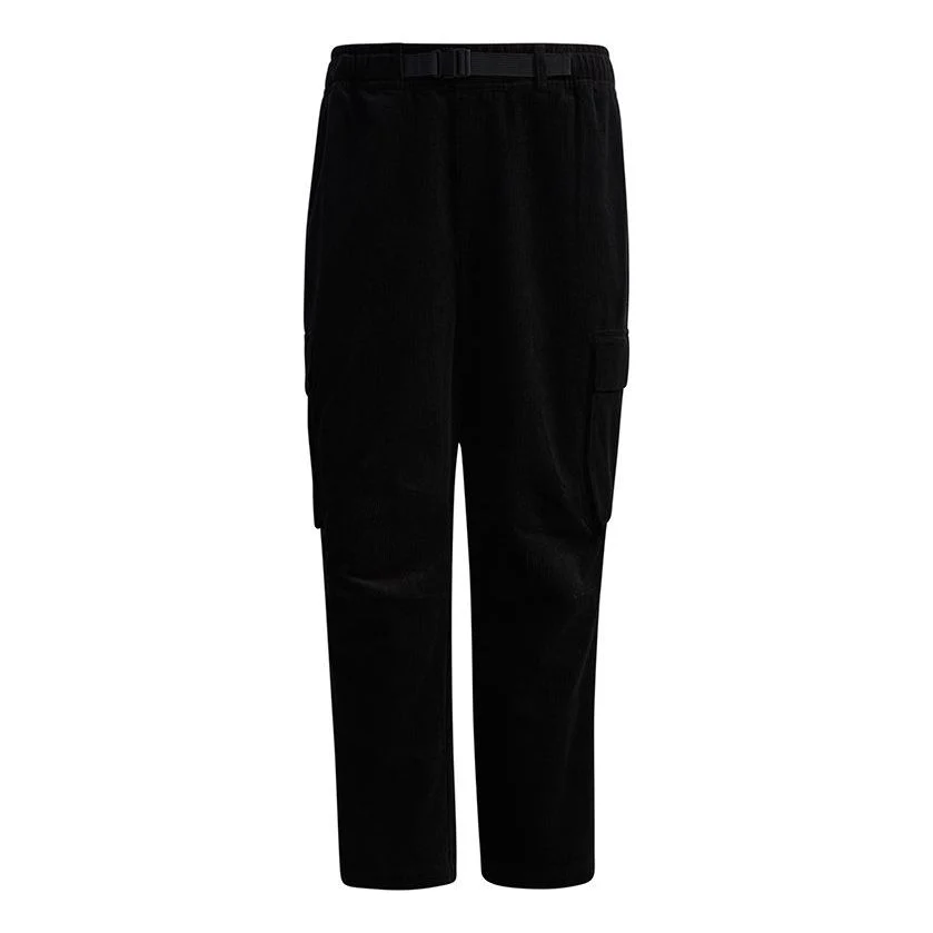 adidas Ub Pnt Cdr Sports Cargo Pocket corduroy Long Pants Black GP0878