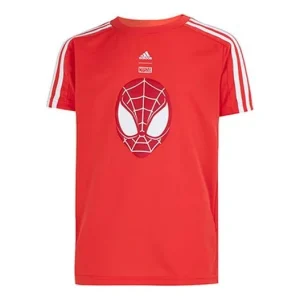 (PS) adidas x Marvel Spider-Man T-shirt 'Red' IJ9056