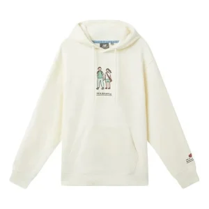 New Balance x Zero Per Zero Printing Casual Sports Round Neck Hoodie Asia Sizing 'White' NCA47013-IV