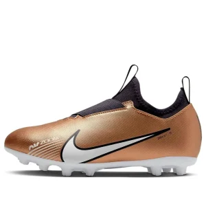 (GS) Nike Jr. Zoom Mercurial Vapor 15 Academy HG 'Metallic Gold White' DR6045-810