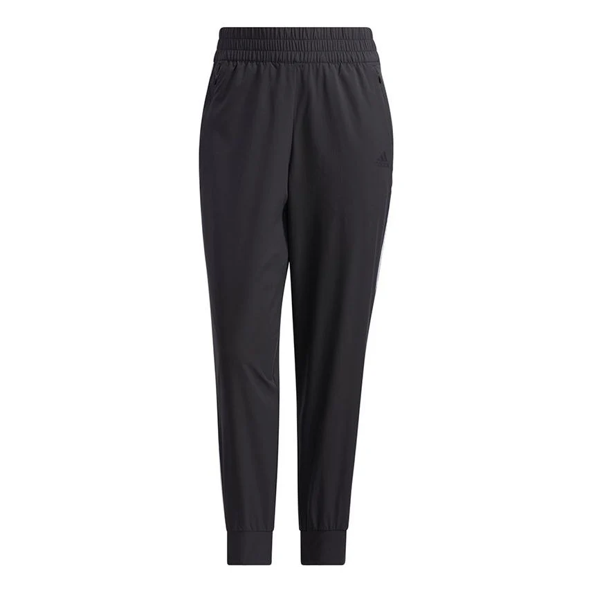 (WMNS) adidas Fi Pt Woven Athleisure Casual Sports Side Stripe Bundle Feet Long Pants/Trousers Black GP0642
