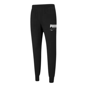 PUMA Rebel Sweatpants 'Black White' 588877-01