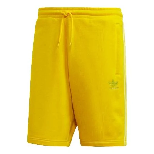 adidas originals Blc 3-S Short Stripe Casual Sports Shorts Yellow ED6029