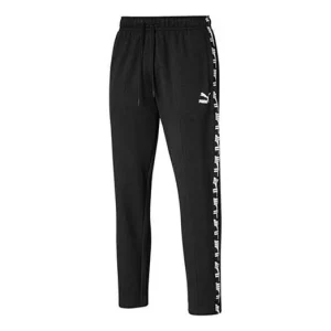 PUMA XTG Cuffed Sweatpants 'Black White' 595887-01