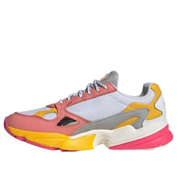 (WMNS) adidas Falcon W 'White Pink Yellow' EG9933