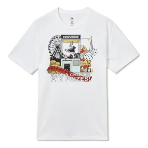 Converse Claw Machine Graphic Tee Asia Sizing 'White' 10023457-A02
