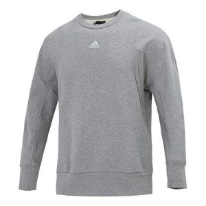 Men's adidas Internal Crew Round Neck Long Sleeves Pullover Gray HB6560