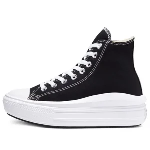 (WMNS) Converse Chuck Taylor All Star High Move 'Black White' 568497C