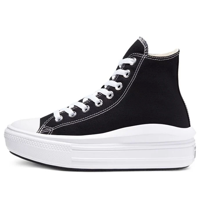 (WMNS) Converse Chuck Taylor All Star High Move 'Black White' 568497C