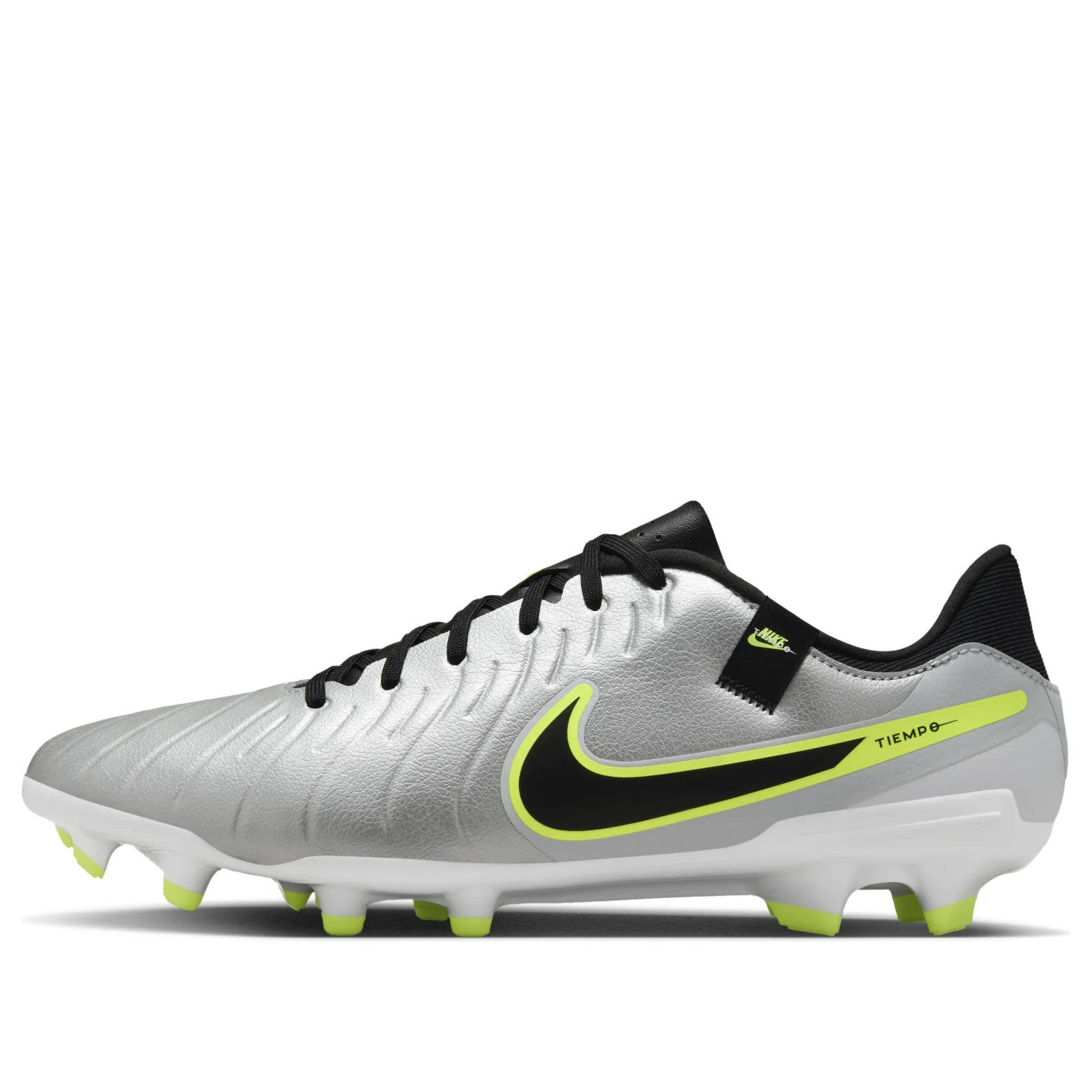 Nike Tiempo Legend 10 Academy MG 'Metallic Silver Volt' DV4337-001