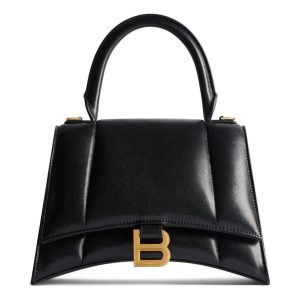 (WMNS) Balenciaga Hourglass Small Handbag 'Black' 5935462AATJ1000