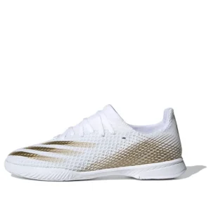 adidas X Ghosted.3 IN 'White Metallic Gold Melange' EG8204