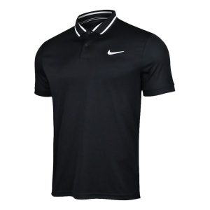 Nike As M Nkct Df Vctry Casual Sports lapel Short Sleeve Polo Shirt Black CW6850-010