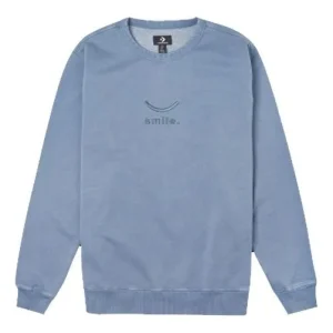 Converse Jack Purcell Crewneck Sweatshirt Asia Sizing 'Blue' 10021572-A02