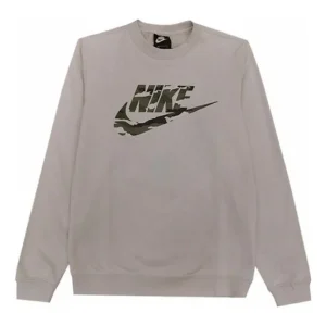 Nike Camo print logo sweatshirt 'White' CU4526-070