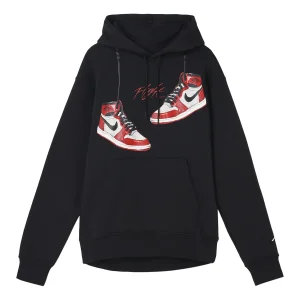 Air Jordan Hoodie 'Jordan 1 Chicago Black' FD0569-010
