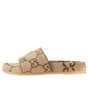 Gucci GG Canvas Slide Sandal 'Camel Monogram' 624695-UKOD0-2673