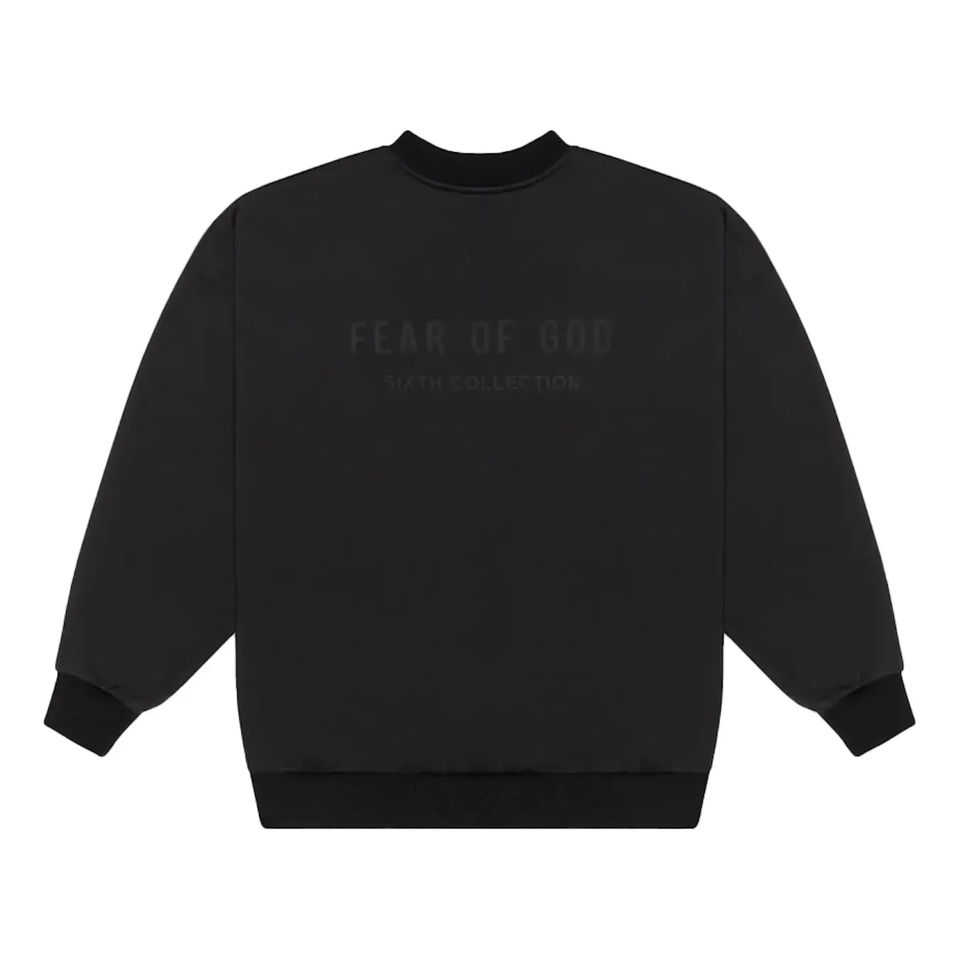 Fear of God Back Logo Crewneck Sweatshirt 'Black' FOG-FW19-64