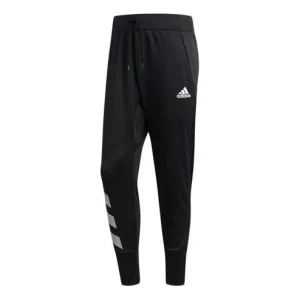 adidas Act Side Stripe Printing Sports Long Pants Black DW7326