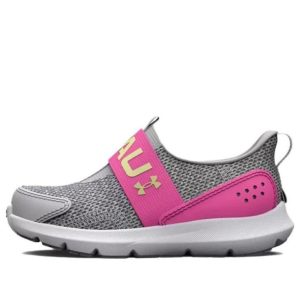 (TD) Under Armour Surge 3 Slip 'Halo Grey Rebel Pink' 3026533-100