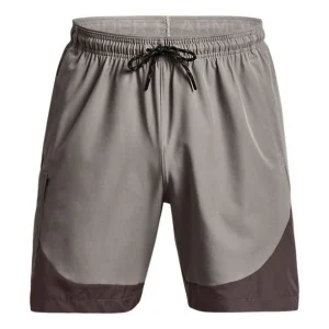 Under Armour RUSH Woven Cargo Shorts 'Grey Brown' 1377649-294