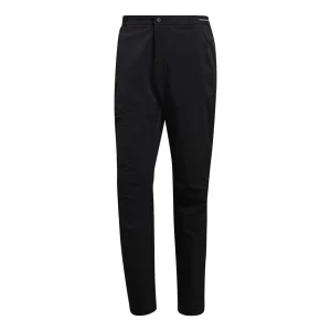 adidas Terrex Allseason Pants Outdoor mountaineering Solid Color Woven Sports Pants Black BS2459