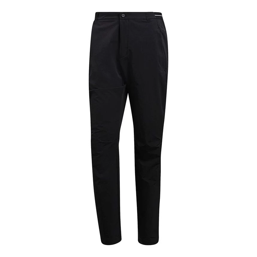 adidas Terrex Allseason Pants Outdoor mountaineering Solid Color Woven Sports Pants Black BS2459