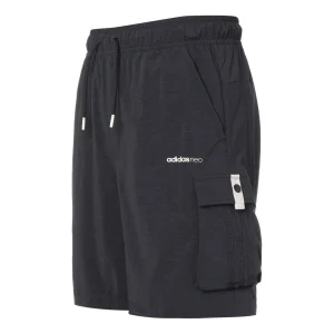 adidas neo Sw Wvn Ut Sh Leisure Sports Pocket Shorts Men's Black H45165