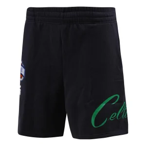 Mitchell & Ness x NBA Boston Celtics Team Origins Fleece Short 'Black' PSHR4851-BCEYYPPPBLCK