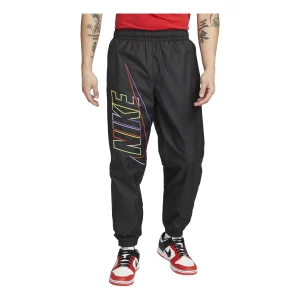 Nike Rainbow Logo Pants 'Black' DX0622-010