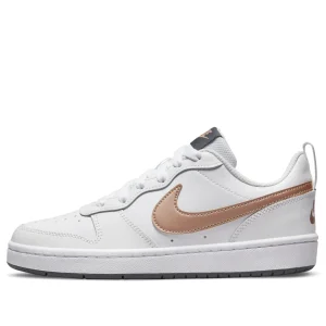(GS) Nike Court Borough Low 2 'White Metallic Red Bronze' BQ5448-116