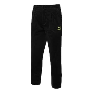 PUMA Corduroy Woven Pants 'Black' 534967-01
